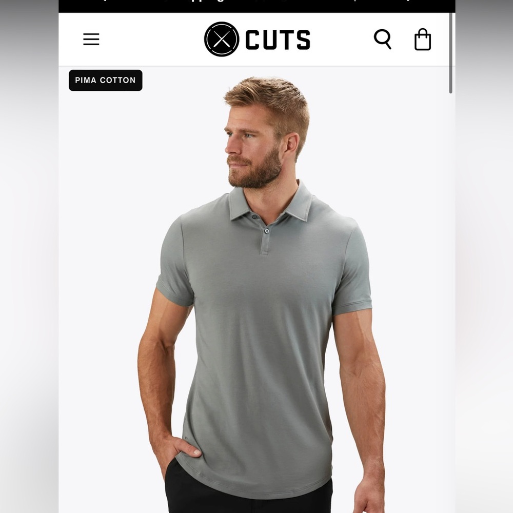 Cuts Collared t-shirt